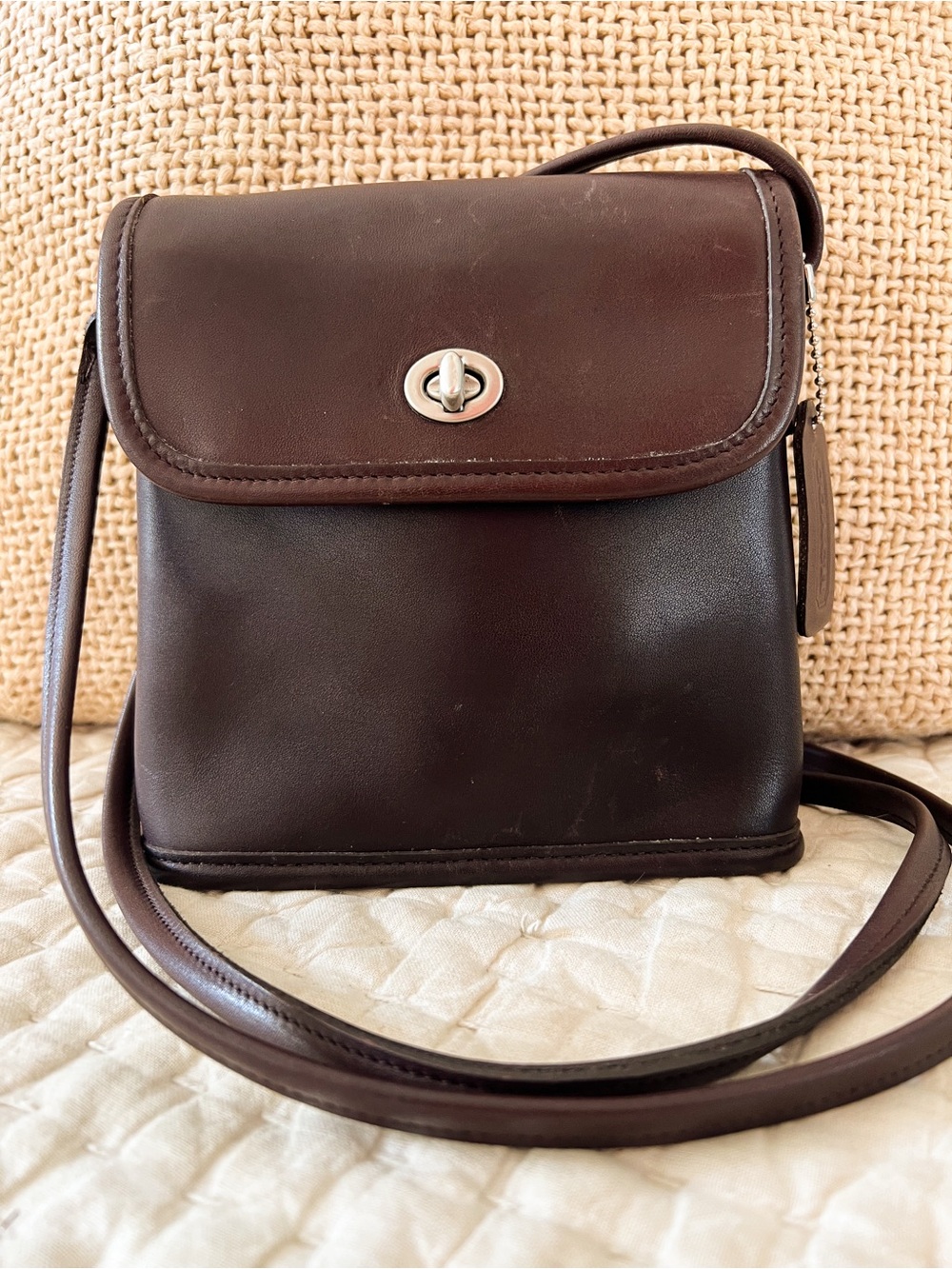 Coach Vintage 1998 Tango Crossbody in Mahogany